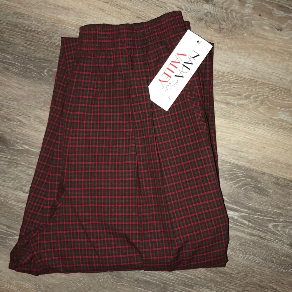 Plaid trousers